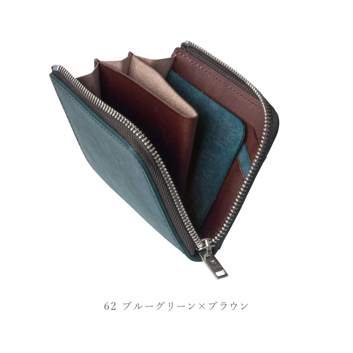 【Pueblo×栃木レザー】 L字ファスナーハーフ財布 ※刻印・カスタム不可 / WP456