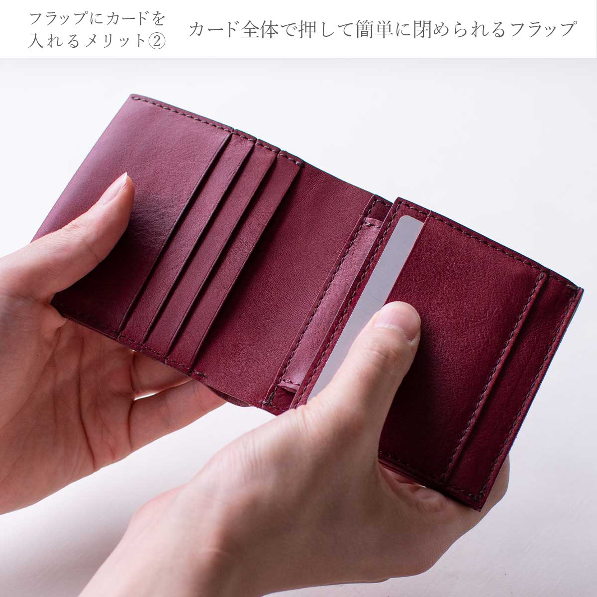 【イタリー / ミネルバボックス】 二つ折り財布 / WP457 WP100