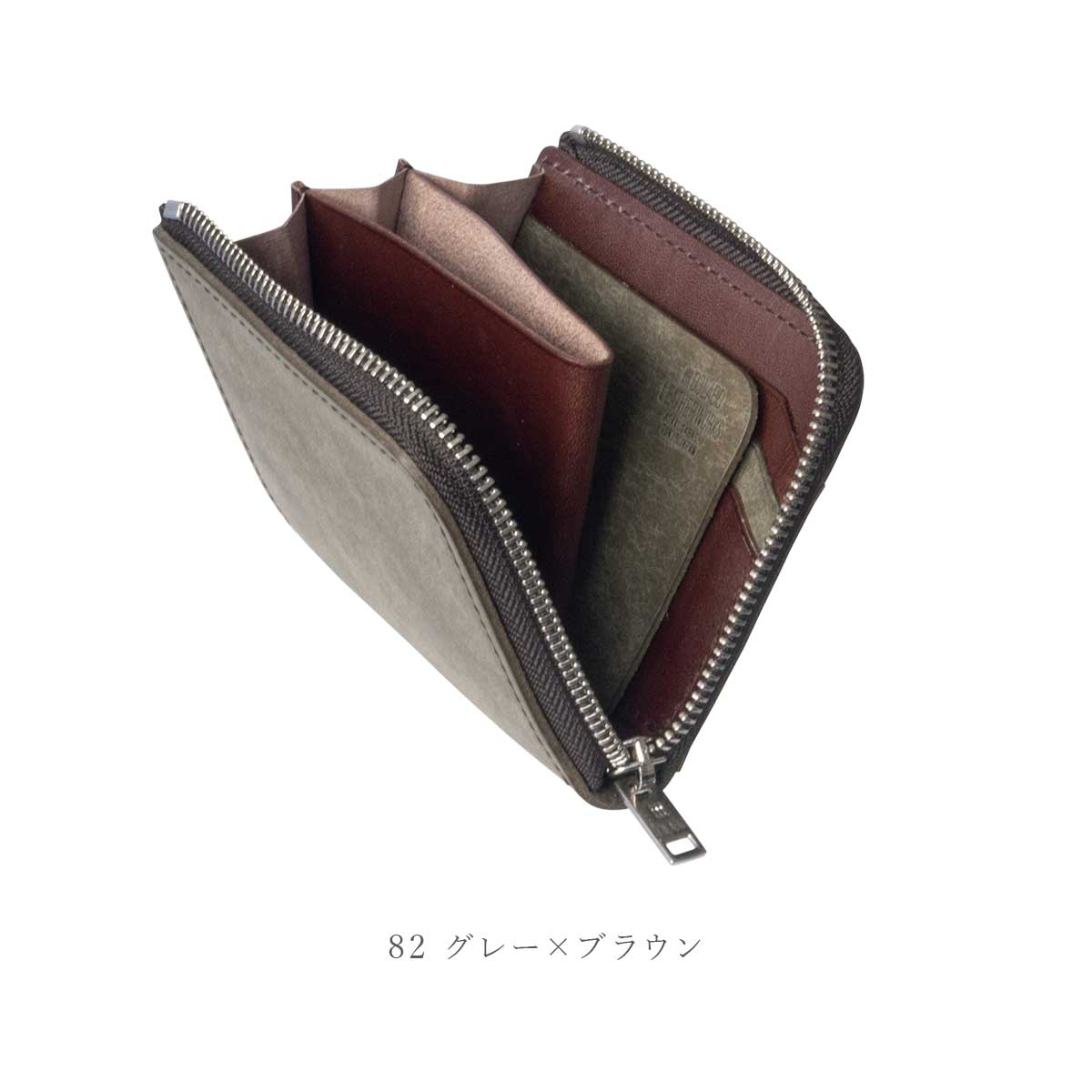 【Pueblo×栃木レザー】 L字ファスナーハーフ財布 ※刻印・カスタム不可 / WP456