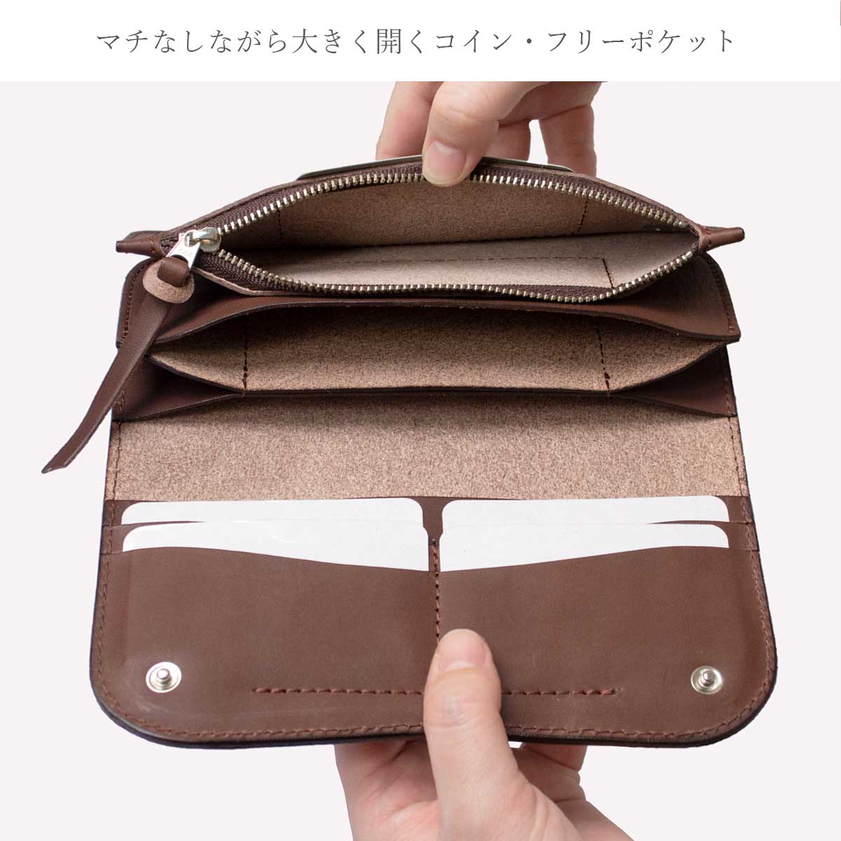 受注生産（〜3ヶ月程度） 【栃木 / ミシバクロップ】 トラッカーウォレット（ロング） / WP512